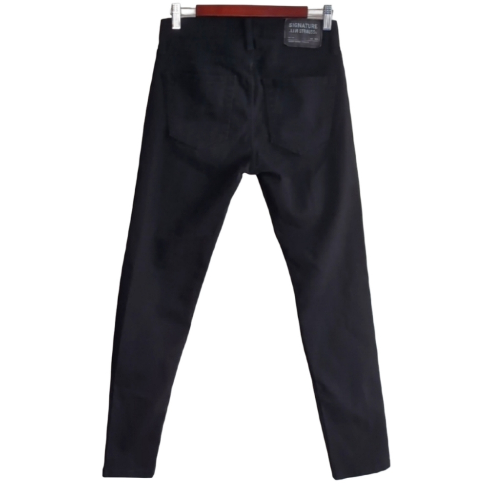 Levi's Women's 29" X 30" Black Skinny Coloured Denim Cotton Jeans